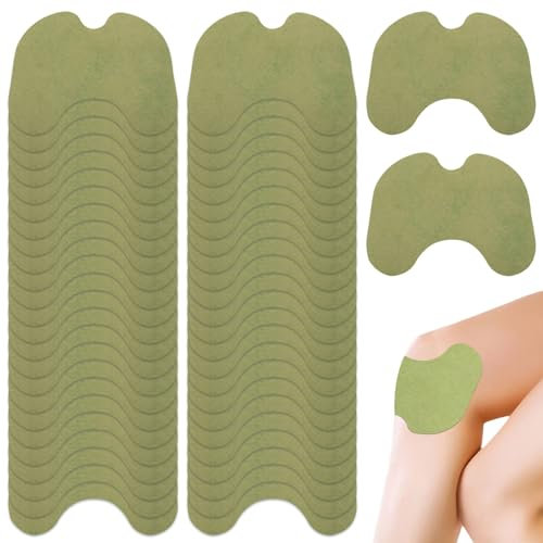 Kryzulax 50 Pièces Patch Anti Douleur Genoux,Patch Anti-Douleur Chauffant,Patch Chauffant,Patch Thermique Moxibustion en Absinthe,Idéal Pour Douleurs au Cou,Nuque,Epaules,Articulations(Knee)