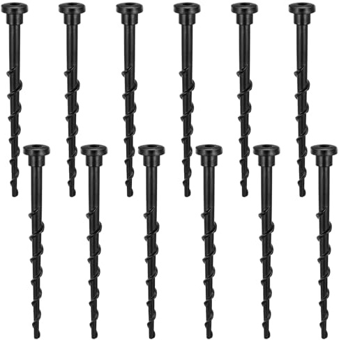 12 Vis de Terre pour Robot Tondeuse, 13,7 cm Vis de Station de Charge pour Husqvarna Automower 105 305 308, Vis de Jardin Résistantes pour Équipements Extérieurs