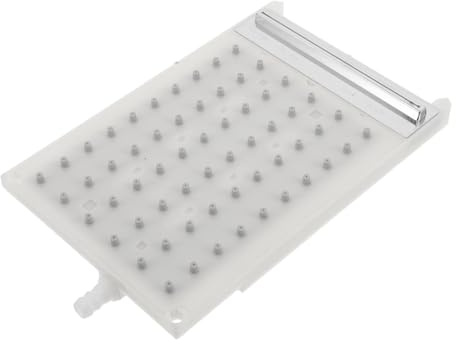 Buguuyo Sostituzione Schermo Doccia a Pioggia Rettangolare Piastra Ugello Spruzzatore Superiore Con Foro 6X10 Per Soffione Doccia a Cascata Effetto Pioggia Per Bagno Con Inserto Doppio Tub