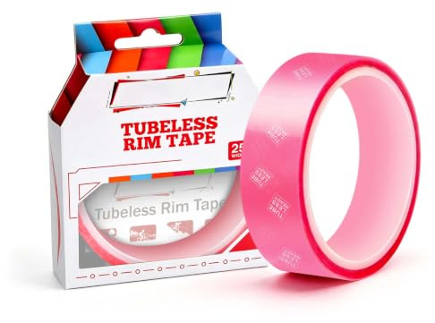Yooyan 25 mm Tubeless-fälgband, 10 m längd, fälgband för cyklar, självhäftande lim tejp för slanglösa cykeldäck MTB, racercykel, mountainbike, mountainbike, mountainbike, road bike