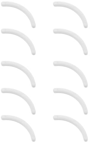 Lurrose Soporte para Pestañas Postizas Blanco de Abs 11 Piezas, Herramienta para Lograr Efecto Natural y Volumen en Extensiones, Adecuado para Salones de Belleza