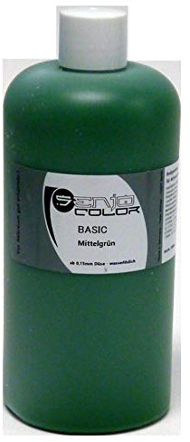 Senjo Color colore bodypainting aerografo 500 ml (VERDE)