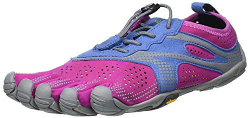 Vibram Damen V-Run Sneaker, Fucsia/Blue, 38 EU