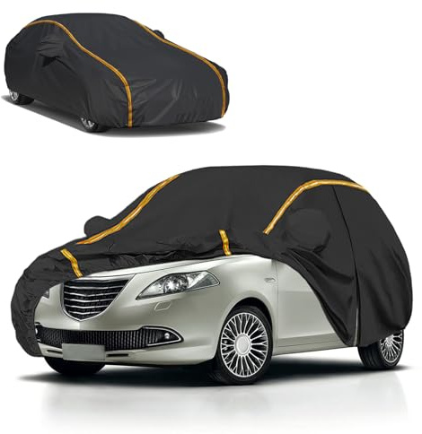 Telo copriauto da esterno per Lancia Musa(2004-2012),Copertura per auto impermeabile antivento antigraffio telo copriauto Adatto a tutte le stagioni