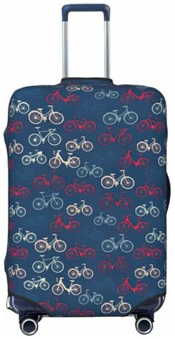 EdWal cyklar cykel cykling tryck resväska skydd resa bagage skydd resväska tvättbart bagageskydd anti-repor, Svart, M