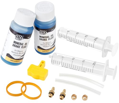 Yiezio Brake Bleed Kit for MAGURA Hydraulic Brakes, Brake Fluid Change Hydraulic Kits, Including High Performance Brake Fluid Mineral Oil 120ml