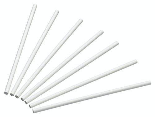 KitchenCraft Sweetly Does It Cake Pop Sticks, Paper, White, Pack of 5, 1 x 3 x 3 cm