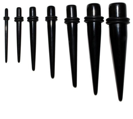 Soul-Cats Dehnset Dehnstab für Tunnel Dehnungsstab Expander in schwarz, Größe: 6 mm