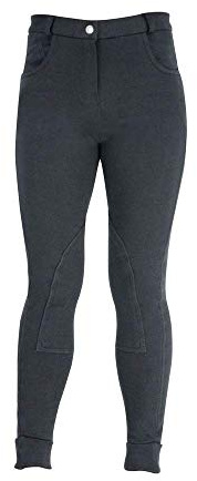 HyPERFORMANCE Childrens/Kids Melton Jodhpurs (26in) (Black)