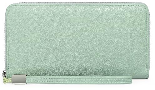 GOIACII Geldbörsen Damen Große Kapazität Lange Portemonnaie Gross Karteninhaber Geldbörse für Frauen mit RFID-Blockierung und Abnehmbare Handgelenk
