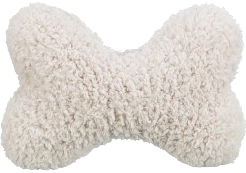 Trixie Hundespielzeug zum Kauen, Beruhigen und Fördern der Bindung (Plüschknochen)