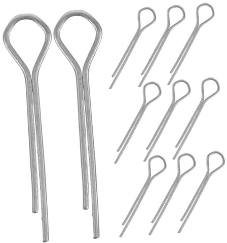 SOESFOUFU 100pezzi Pacchetto Da Perni Forcina in Clip Per Perno Traino Perni Molla Per Fissaggio Oggetti Vari