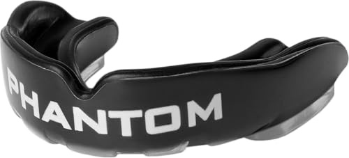 Phantom Mouthguard APEX Zahnschutz für Erwachsene - Boil & Bite Mundschutz für Kampfsport, MMA, Boxen und Muay Thai - Schwarz