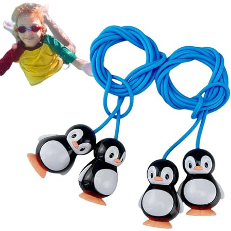 Dykringar För Swimmingpoolen 2-pack Halkfria Elastiska Vattenleksaker | Söt, Pingvin Dykring För Pojkar Och Flickors Undervattensaktiviteter Utomhus Inomhus Vid Sjö Hav Och Trädgård