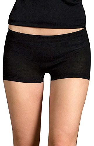 Engel Natur Culotte pour femme 70 % laine mérinos bio 30 % soie, Noir , 48-50