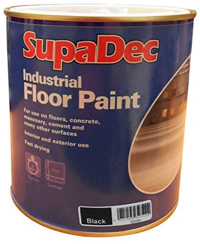 SupaDec Industrial Floor Paint Black