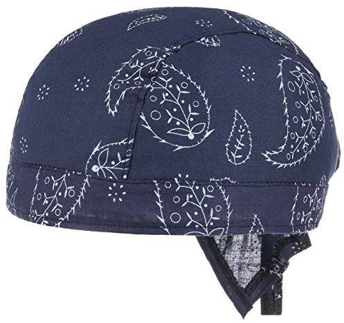 Lipodo Classic Pattern Kinderbandana - Bandana Kinder - 51-55 cm - Kopftuch aus Baumwolle Frühjahr/Sommer - Sommerbandana dunkelblau One Size
