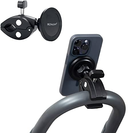 PROfezzion Porte-Téléphone Magnétique Métal, Support Telephone avec Pince
