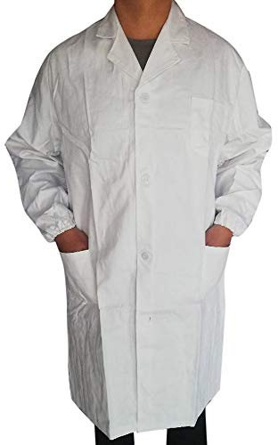 Générique Blouse Blanche Chimie Lycee Coton laboratoire Blouse Medicale blanc Veste medicale femme/homme Blouses De Laboratoire manches longues