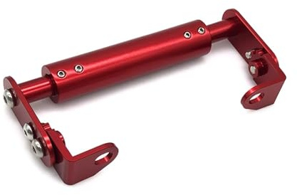 Téléphone Navigation Moto Support Navigation GPS Téléphone Portable 22 Mm Barre D'extension Universelle Pour Motos Tout-terrain Petite Cylindrée(Red)