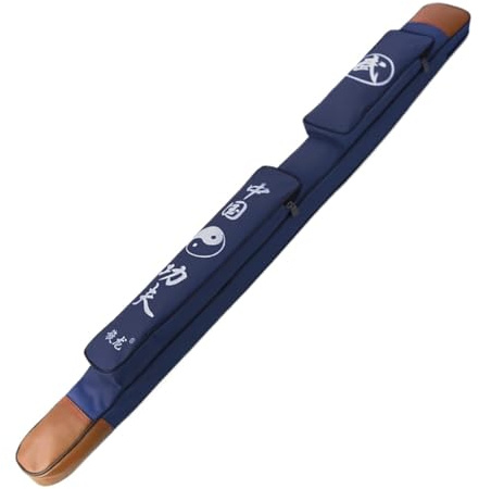 BTYQKZVPM Borsa per Scherma, Borsa for Spada da Scherma Tai Chi, a Doppio Strato, Multicolore, Portare a Spalla(Blue,Single Layer)