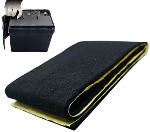 Nevalerra Isolation de batterie de voiture - Housse d'isolation thermique de batterie de voiture, matériau robuste résistant à la chaleur, design étanche | Protège la batterie avec contrôle de la