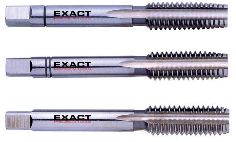 EXACT 30106 Handgewindebohrer Satz M10 HSS DIN 352