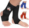 AQF MMA Knöchelstütze Muay Thai Foot Brace Guard Kick Boxing Sprains Achilles Sehne Schmerzlinderung Protektor Elastische atmungsaktive Kompressionshülle (Schwarz, L)