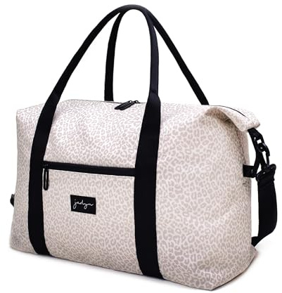 Jadyn Lola Travel Bag, Weekender/Overnight Duffel, Gym Tote Bag for Women, Men (Desert Leopard)