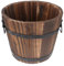 Healeved Blumentöpfe aus Holz – Whiskey-Fass-Pflanzgefäße mit Drainagelöchern, Dekoration Blumentöpfe, Holzfass-Design für Innen- und Außenbereich, Gartenpflanzen, Blumen