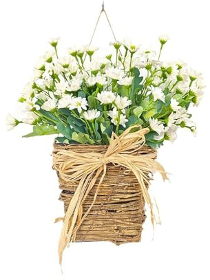 Ghirlanda di Fiori di Campo per Porta d’Entrata - Decorazione Primaverile ed Estiva