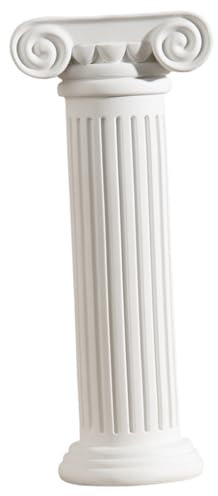 SUPVOX Roman Pillar Flower Holder and Decorative Column Statue for Weddings and Home Decor, Resin Artistic Roman Column Planter for Indoor and Outdoor Display