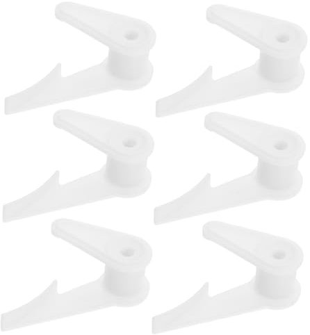 POPETPOP 6 Stück Deckenbündige Halterung Lampenschirmbefestigungen Feste Schnalle Leuchtenzubehör Kunststoff-deckenlampenschirm-clips