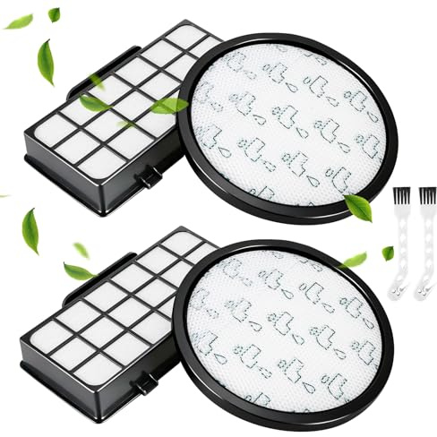 2 Pezzi Filtro HEPA per Rowenta, Filtro per Rowenta X-Trem Power Cyclonic Aspirapolvere Aspirapolvere, Filtri HEPA con Filtro Spugna Ricambio di Accessori ZR006001