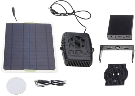 ECVGHD Solución de calefacción solar compacta para invernaderos y refugios para casas de mascotas