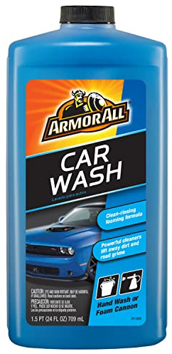 Armor All Car Wash Soap, Powerful Car Cleaner Foam Soap That Lifts Away Dirt, and Preserves Wax, 24 Fl Oz