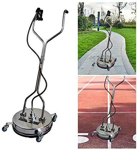 Profi Edelstahl Flächenreiniger, Pressure Washer, 20.5Zoll Flächenreiniger, 4000 PSI Mobiler Reinigung | Terassenreiniger | Steinreiniger | Betonreiniger | Universal-Reiniger