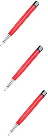 JECOMPRIS 3pcs Brush Pen for Precision Cleaning Jewelry Clock Watch Removal Versatile Scratch Brush for Tight Areas Practical Storage Pouch Included