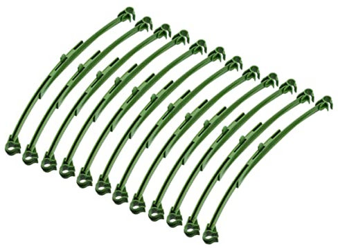 KITANDOVE Lot de 12 Tuteurs De Support pour Treillis Végétal Cages à Tomates pour Jardin Assemblage Et Réglage Faciles
