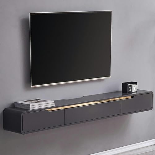 TV Lowboard Hanging-Wall Mounting TV Cabinet-Modern Floating TV Stand, TV Lowboard, Wall-Mounted Entertainment Center, Media Console, TV Stand, TV Board, Hidden Cable Hole ~/
