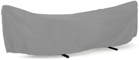 Vattentätt 30 cm utomhushängmatta, regnskydd i Oxfordtyg, inkluderar knytband och dragsko, 145,7 x 55,1 x 36,6, grå