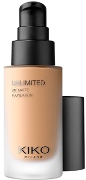 KIKO Milano Unlimited 24H Matte Foundation 6 NR, Long-Lasting Matt Liquid Foundation With Up To 24-Hour Hold