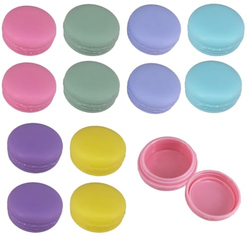 VEOIRXU 12 Piezas Linda Caja para Joyas Juego de Mini Cajas de Almacenamiento Cajita de Joyería para Viaje Bolsa de Cosméticos Portátil para Niñas Caja de Cosaspara Guardar (6 Colores)