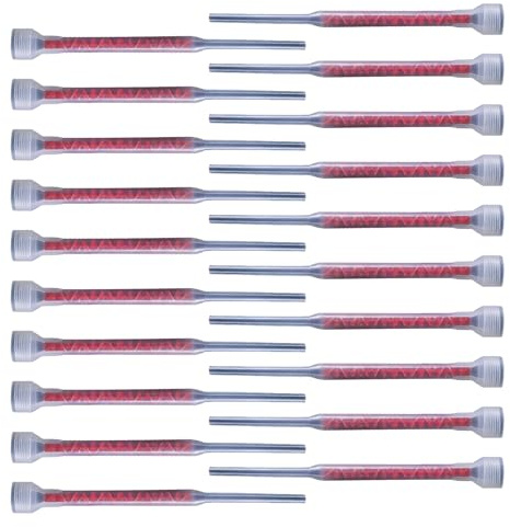 Beccucci miscelatori per cartucce adesive - Set di incollaggio da 20 - Ugello miscelatore per colla da costruzione, riparazione di crepe nel calcestruzzo e rinforzo delle strutture edilizie