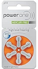 Batterien Hörgeräte Power One P 13 (0% Quecksilber)