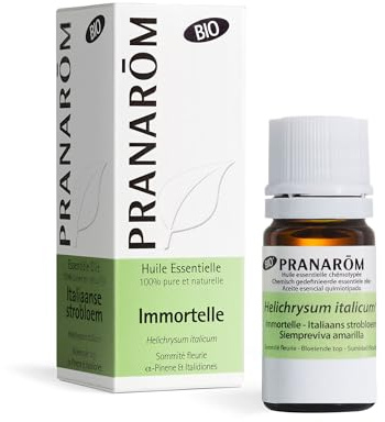 PRANAROM - Siempreviva ORGÁNICA - Aceite esencial quimiotipado - Cuidado de la piel y la tristeza - 100% puro y natural - HECT - 5ml