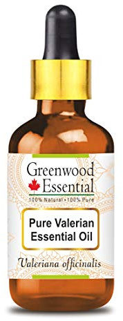 Greenwood Essential Olio essenziale di valeriana naturale (Valeriana officinalis) con vetro contagocce distillato a vapore, 50 ml