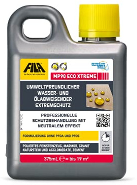 FILA Surface Care Solutions, MP90 ECO XTREME, protezione idrorepellente e oleorepellente, il non-plus ultra della tecnologia FILA, 375 ml