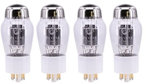 JINGERL 6SN7C Válvula de vacío Audio Audio Tubos electrónicos Amplificador de preamplificador HIFI Reemplazar 6N8P 6SN7GT 6SN7 Par de la prueba de fábrica (Color : 4 pcs Matched Quad)