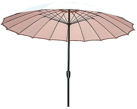 FLIPP Balkon Hotel Strandschirm Fiberglas Gartenschirm Großer Regenschirm Regenschirm Garten Outdoor Wasserdichter Sonnenschirm Regenschirm